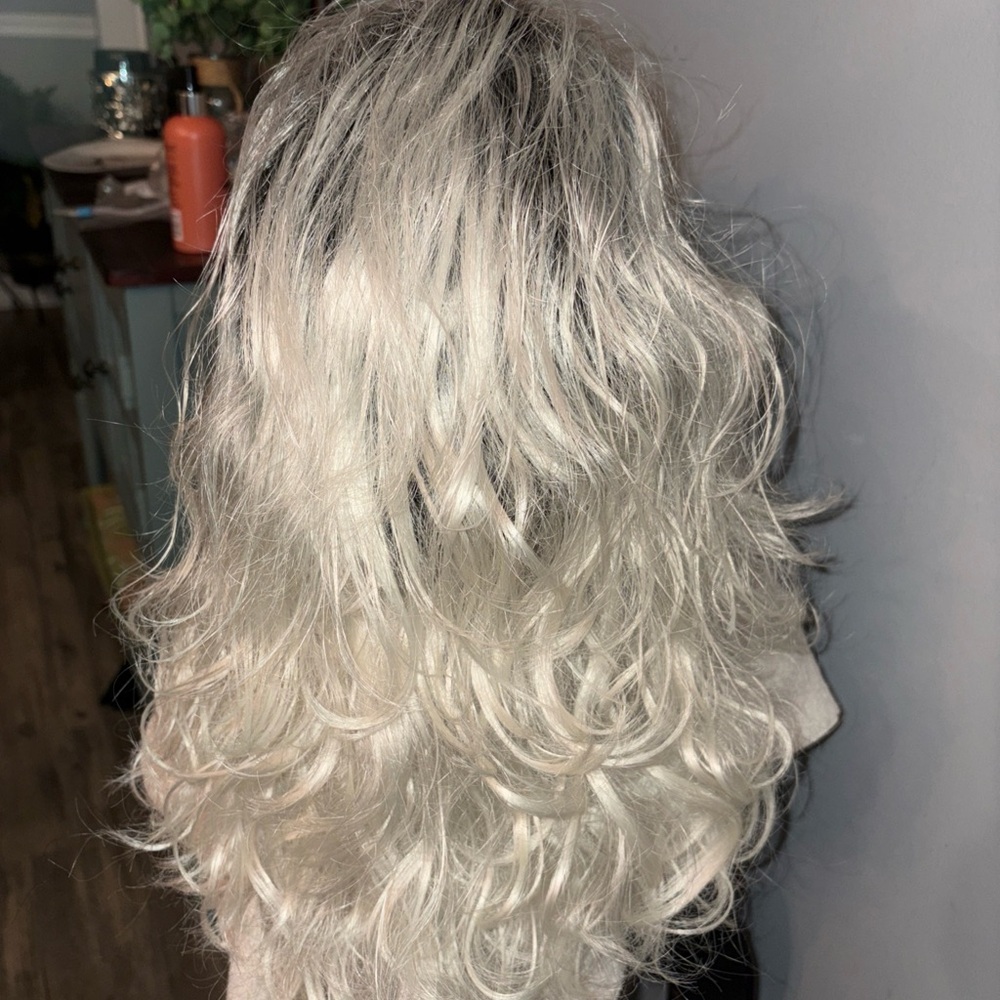 The Wig Company  “Vibrant Wig” Color 1001#2 Snow Peak Natural Curl